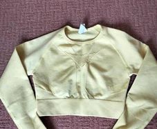 Yellow Gym Top Size Small