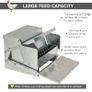 11.5KG Automatic Chicken Poultry Feeder Rat Proof Treadle Self Opening with Galvanized Steel and Aluminium Image 3