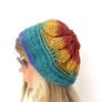 Handmade beret crochet flower Image 3