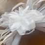 White Fasinator Image 3