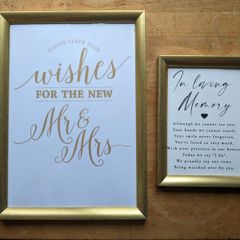 Wedding frames