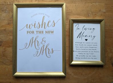 Wedding frames