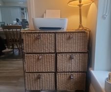 Wicker Storage Unit