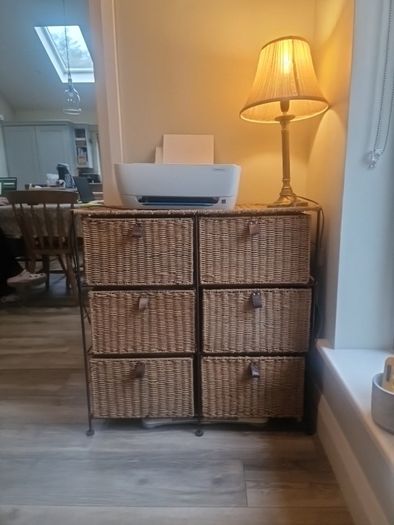 Wicker Storage Unit