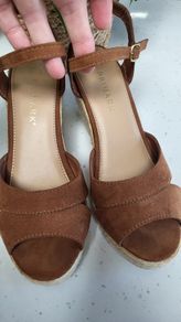 PRIMARK tan wedges Sz 7Uk