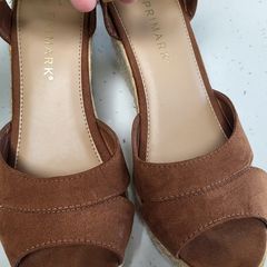 PRIMARK tan wedges Sz 7Uk