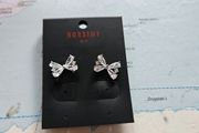 Horsimy Diamante Bow Stud Earring