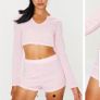 PLT pretty little thing pink lounge co ord sz 6 bnip Image 3