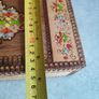 vintage French hand made & painted wooden lidded box / Storage box/ home decor / jewellery box Image 2
