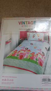 Vintage Kids Duvet Cover (NEW) - Fairy Castle
