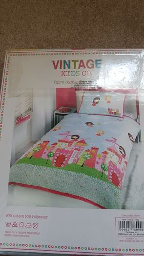 Vintage Kids Duvet Cover (NEW) - Fairy Castle