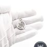 925 Vintage Sterling Silver Globe Map Avon Pendant Image 6