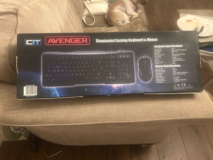 CT Avenger Illuminated Gaming Keyboard & Mouse