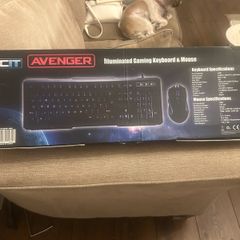 CT Avenger Illuminated Gaming Keyboard & Mouse