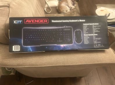CT Avenger Illuminated Gaming Keyboard & Mouse
