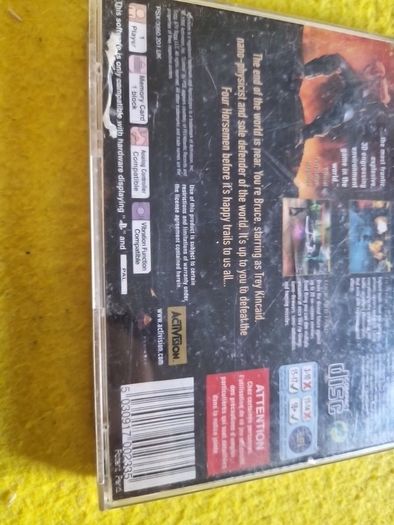 Apocalypse PlayStation1 Ps1 PlayStation2 Ps2 games Original