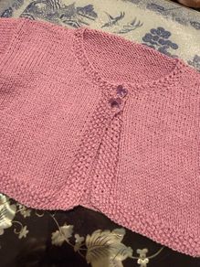 Handknitted Baby Cardigan 0-6 mths