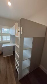 Ikea smastad loft bed with desk and 4 drawers