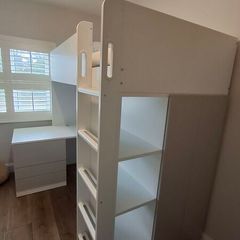 Ikea smastad loft bed with desk and 4 drawers