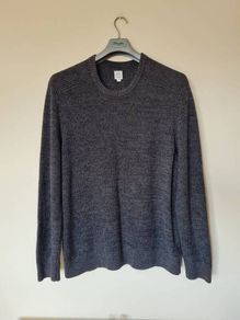 Gap cotton crew neck jumper Size xl ptp 24" grey In like new condition
