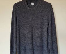 Gap cotton crew neck jumper Size xl ptp 24" grey In like new condition