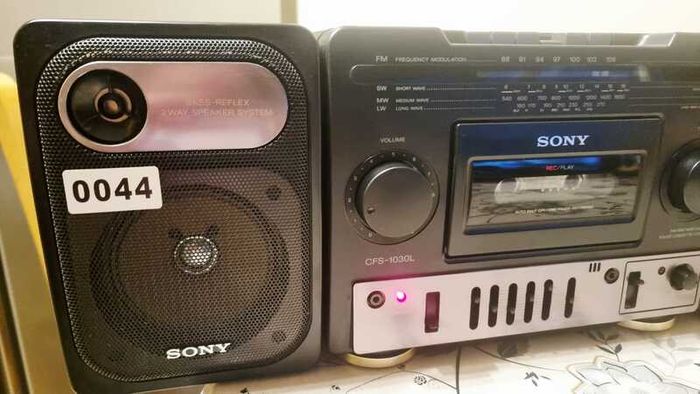 From 1993 Sony CFS 1030L Radio Cassette Recorder.