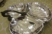 Threefoil EPNS Serving Dish