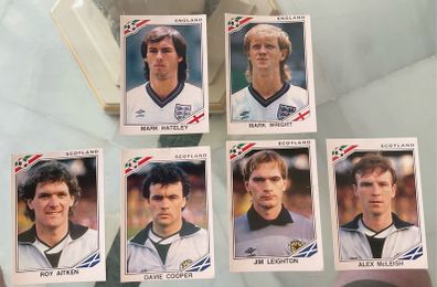Panini Mexico WC 1986 - England & Scotland