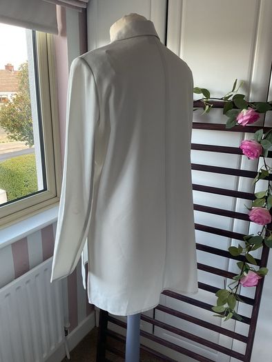 blazer bnwot grey shade layering jacket with side slits Experience of London range