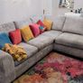 Light grey sectional sofa Image 2