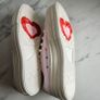 Converse Chuck Taylor All Star Lift Platform Heart BEMY2K size UK 6 Image 6