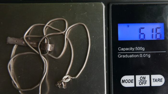 Vintage Sterling Silver 925 Pendant And Chain L-17 - 6,16g