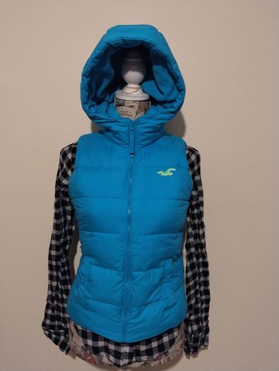 Hollister Bodywarmer fleece lined Gilet Jacket