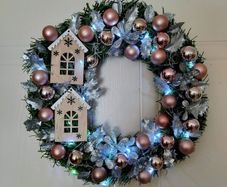 Christmas door wreath