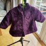 Purple Fur Girls Coat Age 6/12 mths Image 3