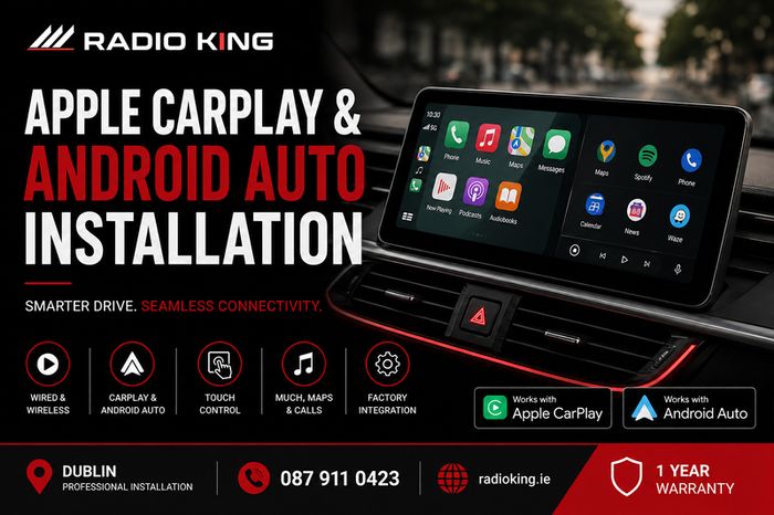 Apple CarPlay & Android Auto Installation Dublin | Professional Car Integration