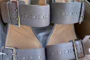 Clarke's size 7 leather strappy shoes