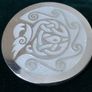 Celtic design hallmarked silver and enamel brooch Alwright & Marshall Dublin 9g FREEPOST Image 2