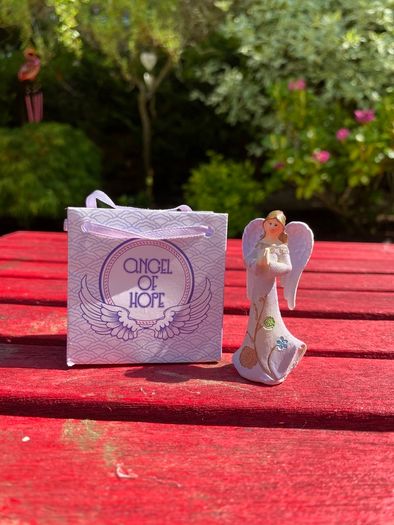 Angel of hope, gift bag included.