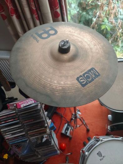 Yamaha Stage Custom Drum kit with Meinl cymbals and fancy stool