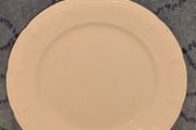 Baby Pink Scalloped Vintage Dinner Plates from Royal Art Pottery