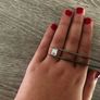 1 carat IGI diamond lab created diamond rings Image 7
