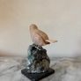Hand-Carved Gemstone European Robin Image 7