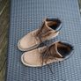 Mens heavy duty brown leather boots Image 4