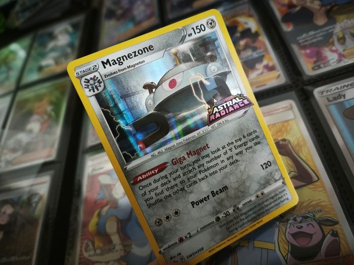 Magnezone ! Promo ! Astral Radiance Stamp ! 2022 ! Pokemon Card !