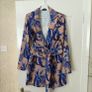New Blazer dress blue nude size 14 Image 2