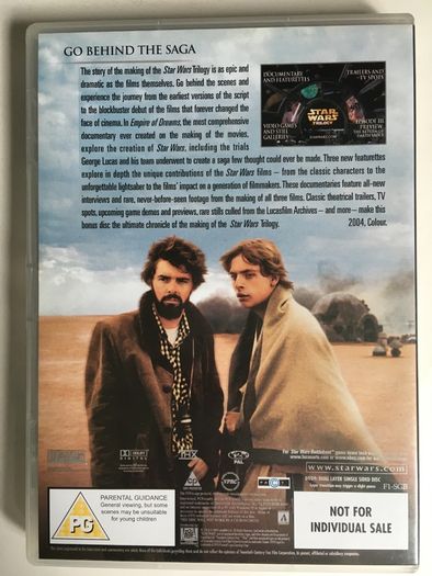 Star Wars Trilogy (IV - V - VI) (Silver Boxset) Harrison Ford, Mark Hamill & Carrie Fisher [3xMovie 4DVD]