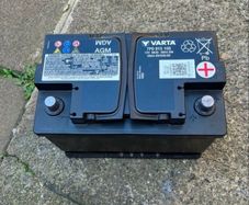 agm start stop diesel car battery