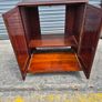 Mahogany TV Cabinet / Hi-Fi Cabinet with Bi-Fold Doors Image 3