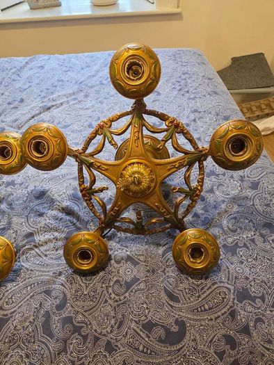 Antique Brass Ceiling Light Fixture